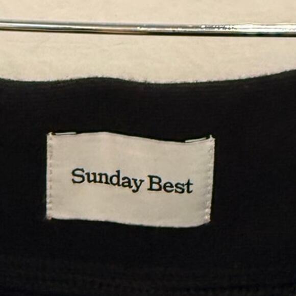 Sunday Best Kimora Pant Mid-rise Velour‎ Joggers Small Relaxed Lounge Fall - Picture 4 of 6